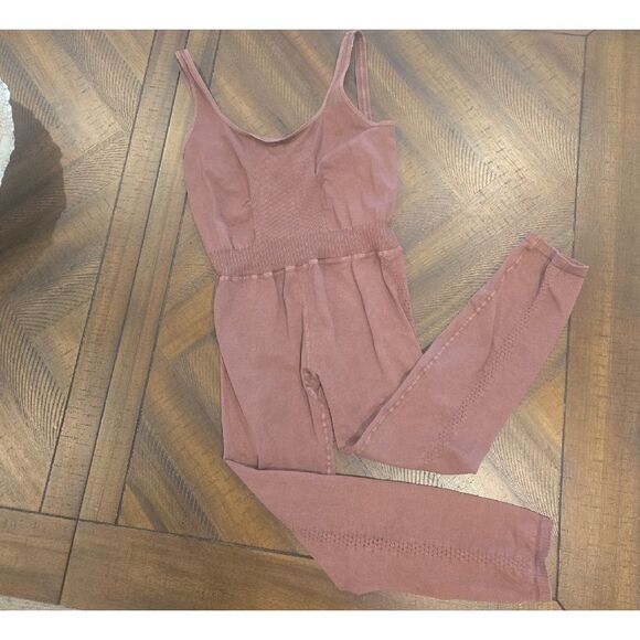 Women's Brown Jumpsuit - Picture 1 of 5